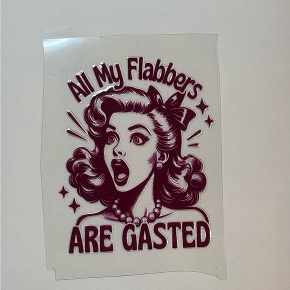 Retro Style Sticker with Text - Picture 1 of 2